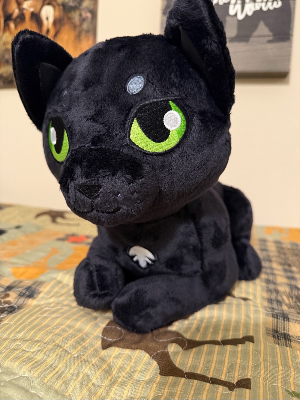 Ravenpaw Warrior Cats Mystery Largest Plush Season 2
